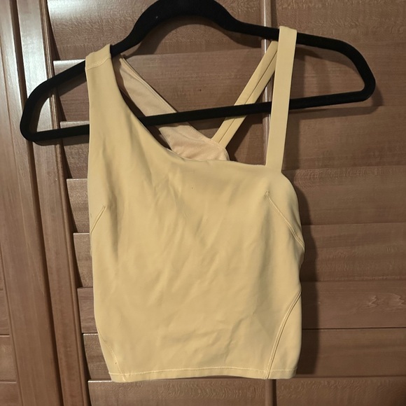 Lululemon creamsicle orange Sports Bra with Cross Back - Picture 2 of 2